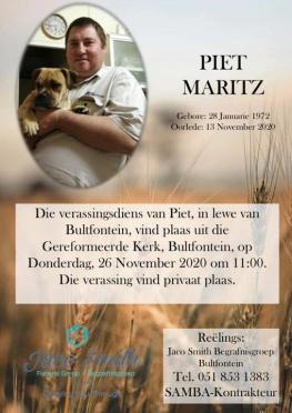 MARITZ-Piet-1972-2020-M