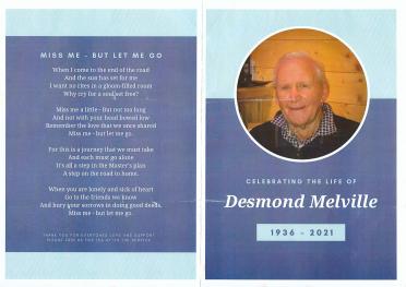 MELVILLE-Desmond-1936-2021-M