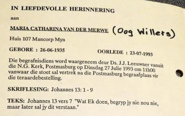 MERWE-VAN-DER-Maria-Catharina-1935-1993-F_99