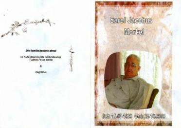 MORKEL-Sarel-Jacobus-1929-2009-M