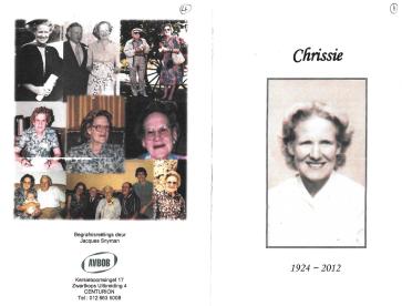 MULLER-Chrissie-Beyers-Nn-Chrissie-1924-2012-F