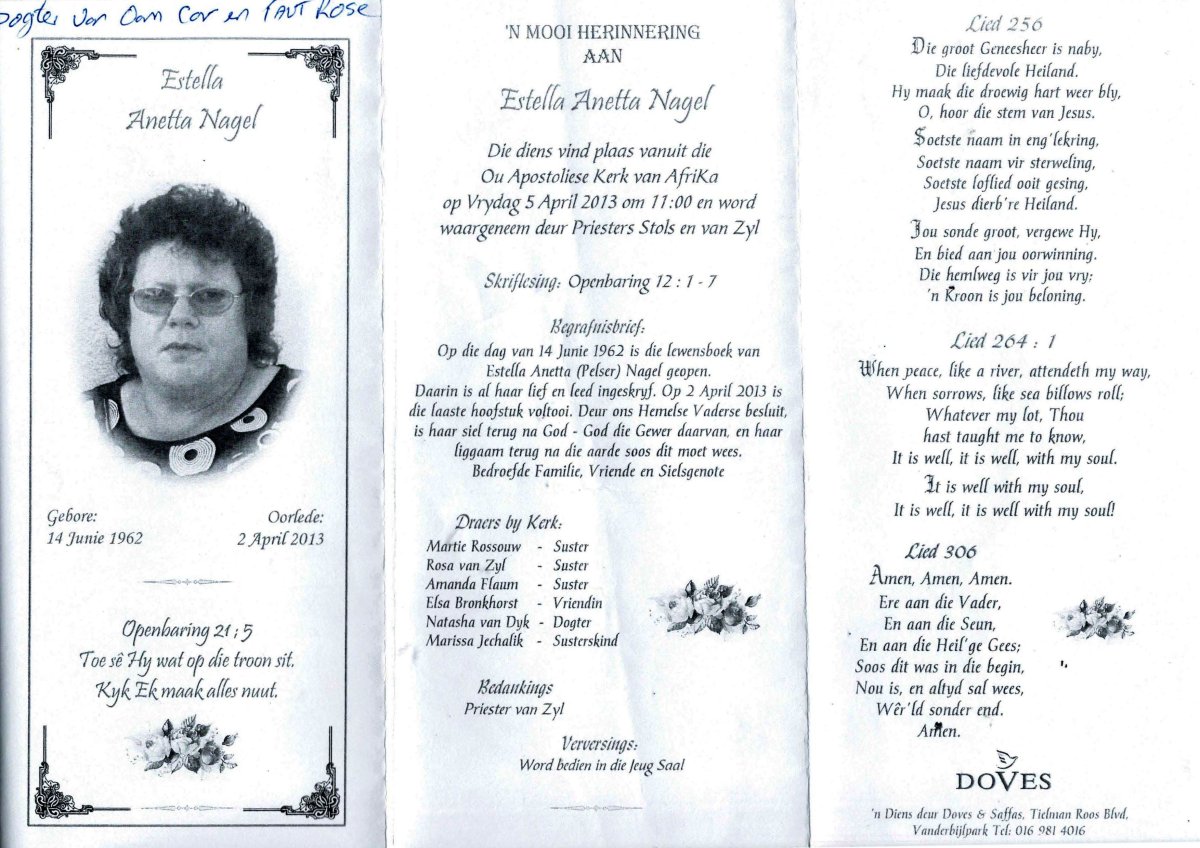 NAGEL-Estella-Anetta-nee-Pelser-1962-2013-F-1