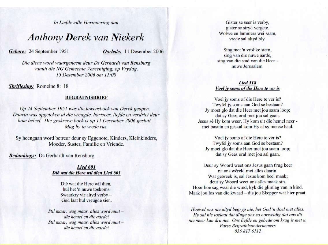 NIEKERK-VAN-Anthony-Derek-Nn-Derek-1951-2006-M-6