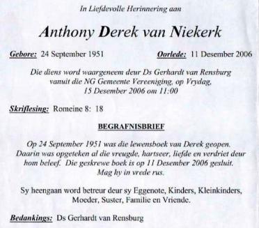 NIEKERK-VAN-Anthony-Derek-Nn-Derek-1951-2006-M_2