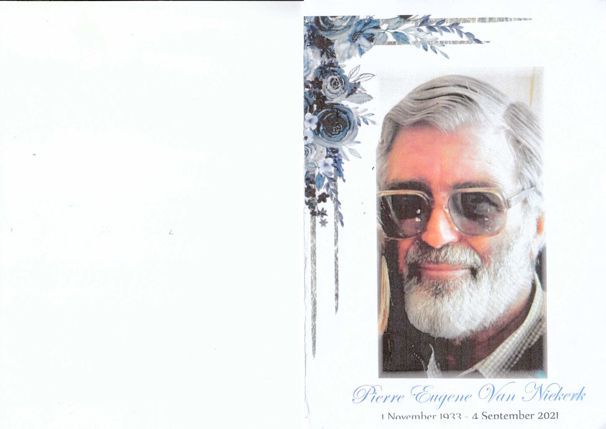 NIEKERK-VAN-Pierre-Eugene-1933-2021-M-101