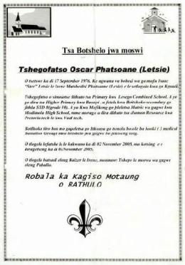 PHATSOANE-Surnames-Vanne