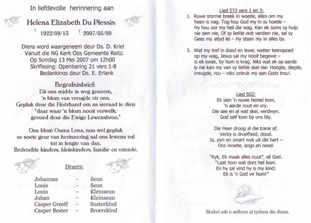 PLESSIS-DU-Helena-Elizabeth-Nn-Lena.OumaLena-née-Bester-1922-2007-F_2