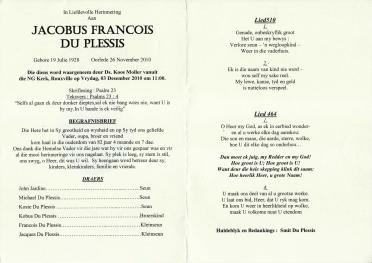 PLESSIS-DU-Jacobus-Francois-Nn-Koos-1928-2010-M-102