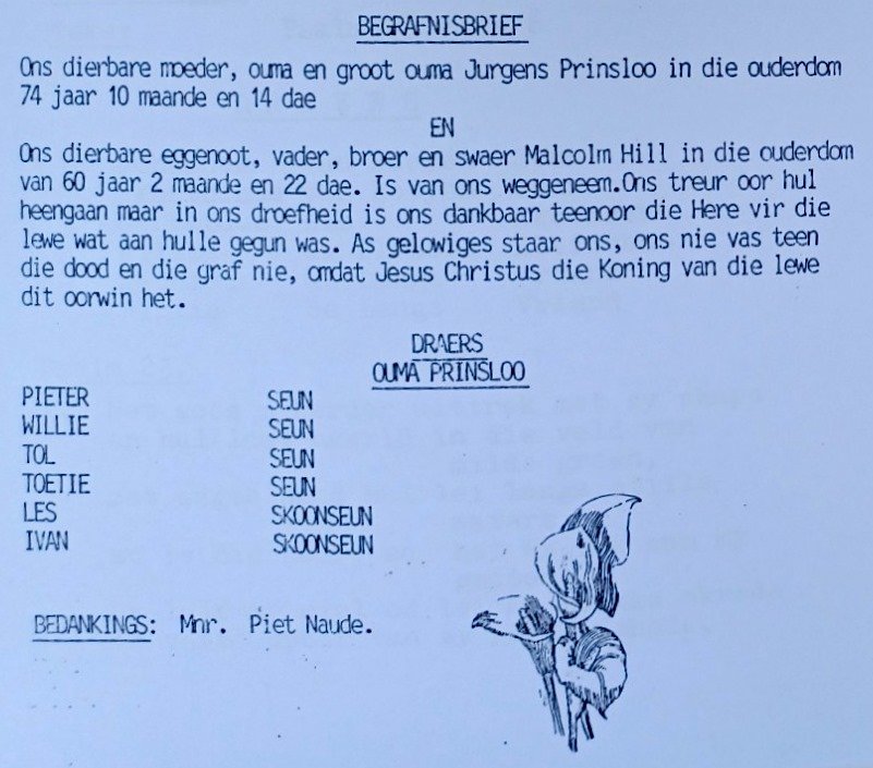 PRINSLOO-Jurgens-VanDenHeever-nee-DuPlessis-1917-1992-F---HILL-Malcolm-Herman-1932-1992-M_02