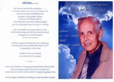 RABÉ-Schalk-Wilhelm-Nn-Schalk-1930-2008-M