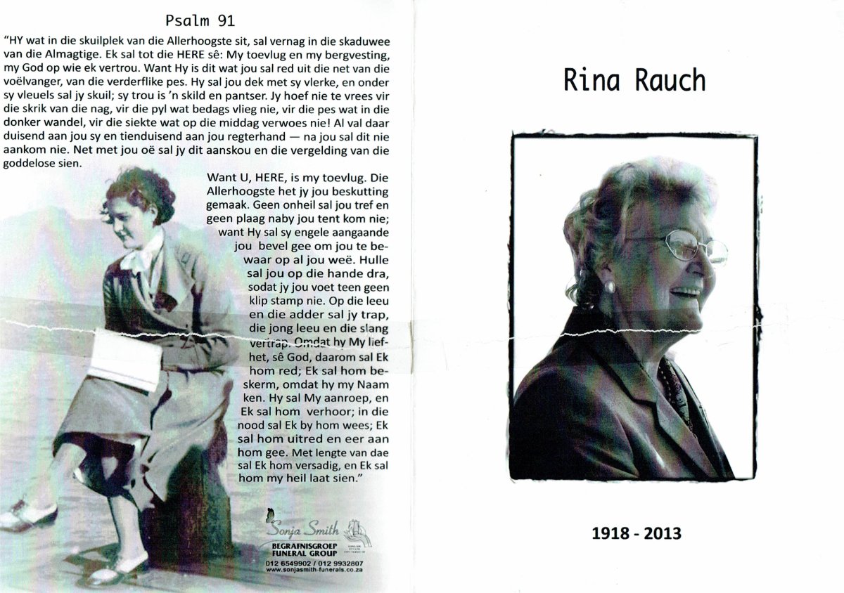 RAUCH-Hester-Johanna-Catharina-Nn-Rina-1918-2013-F_1