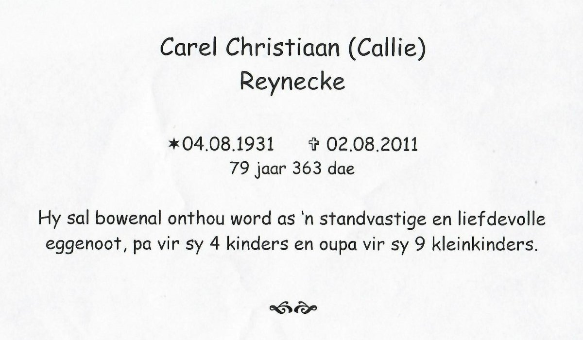 REYNEKE-Carel-Christiaan-Nn-Callie-1931-2011-M_2