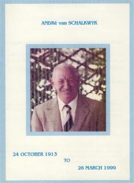 SCHALKWYK-VAN-André-1913-1999-M