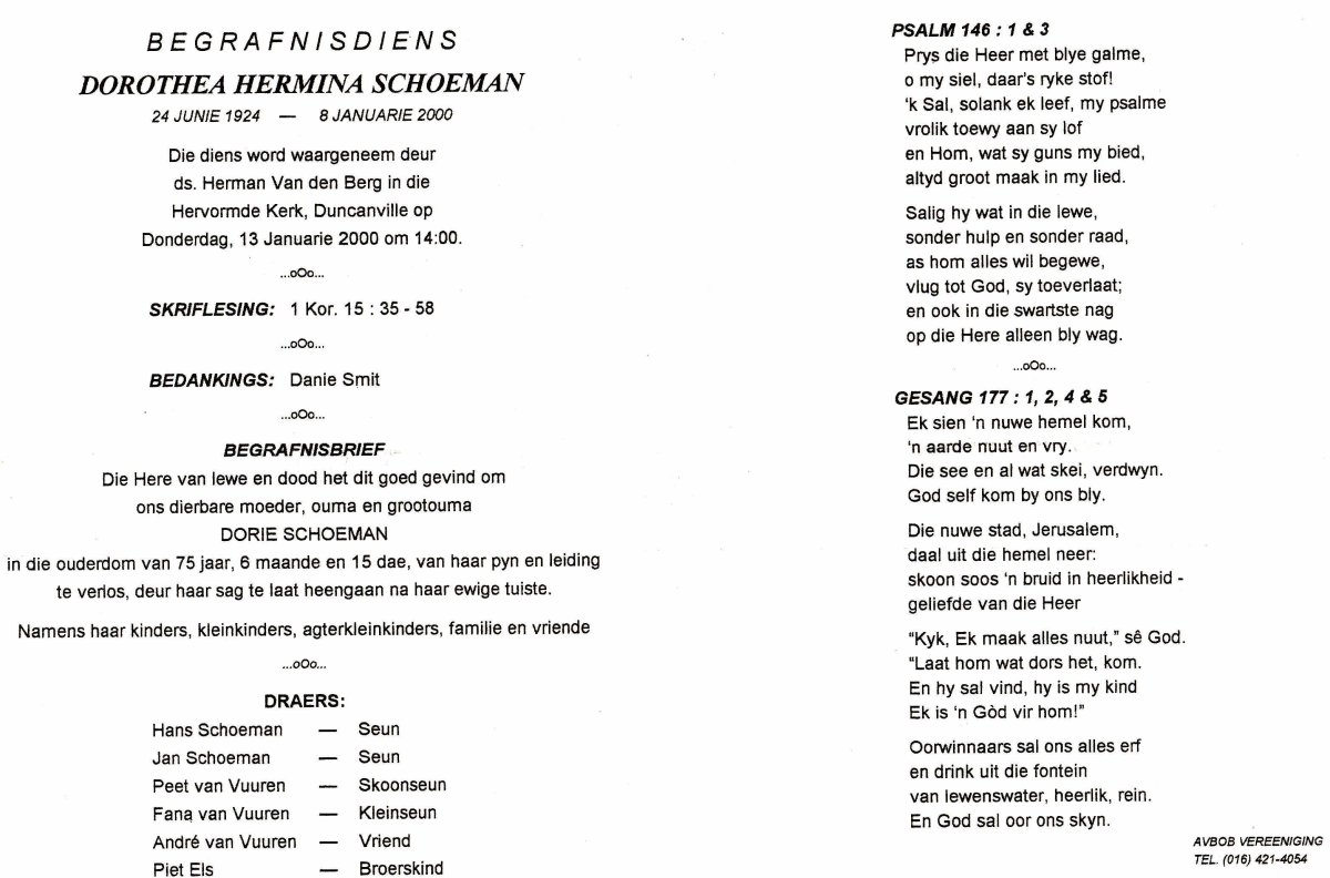 SCHOEMAN-Dorothea-Hermina-nee-Els-1924-2000-F_1