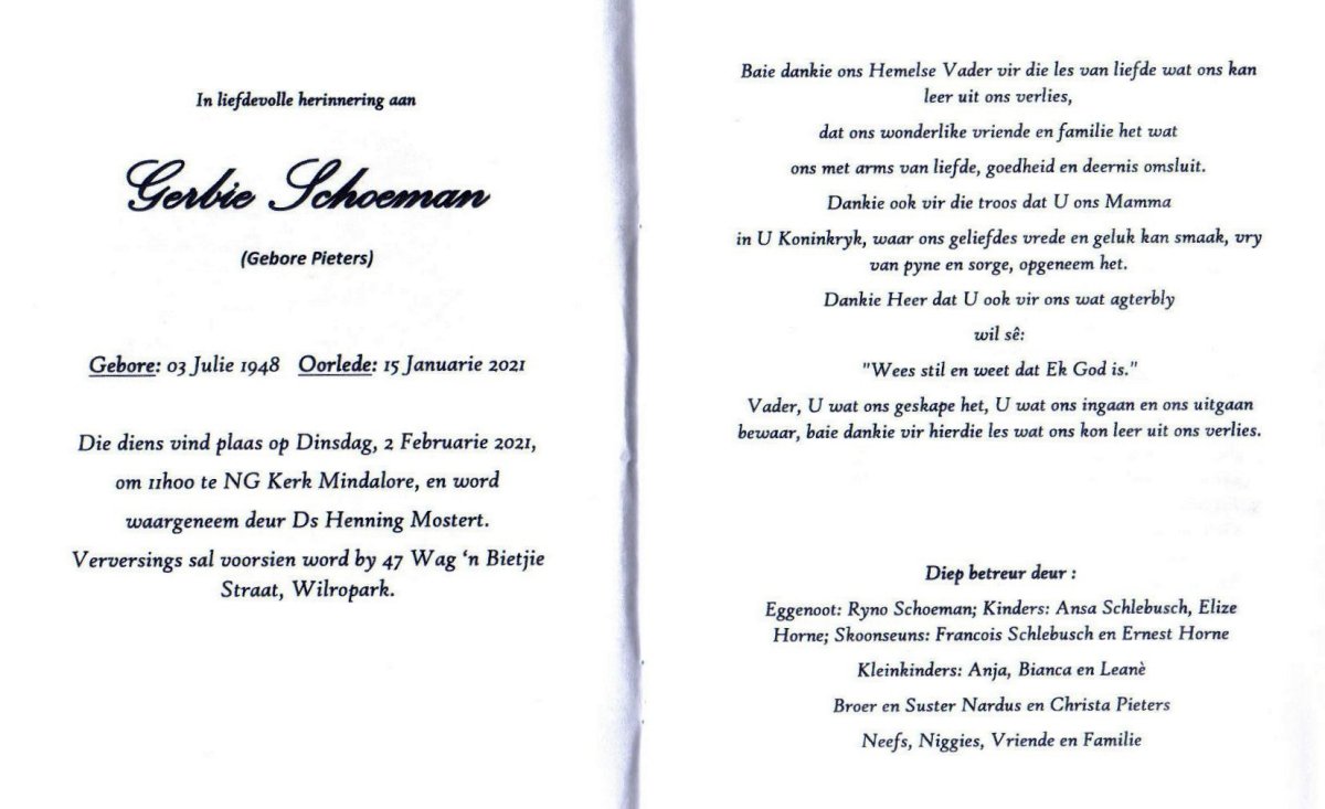 SCHOEMAN-Gerbie-Nn-Pieters-1948-2021-F_1