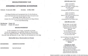 SCHOEMAN-Johanna-Catharina-1936-2009-F