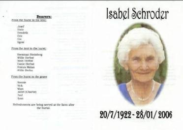 SCHRODER-Isabel-Nn-Mabebby-née-Steinberg-1922-2006-F