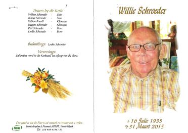 SCHROEDER-Willem-Frederick-Nn-Willie-1935-2015-M