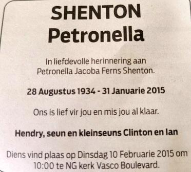 SHENTON-Surnames-Vanne