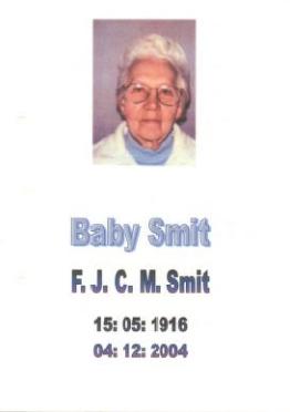 SMIT-Frederika-Johanna-Catharina-Maria-Nn-Baby-née-Lourens-1916-2004-F