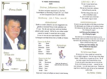 SMITH-Petrus-Johannes-1953-2011-M