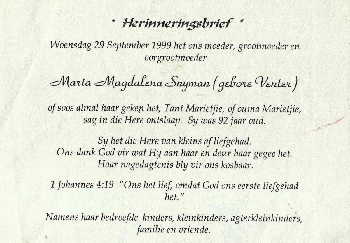 SNYMAN-Maria-Magdalena-Nn-TantMarietjie.OumaMarietjie-nee-Venter-1907-1999-F_96