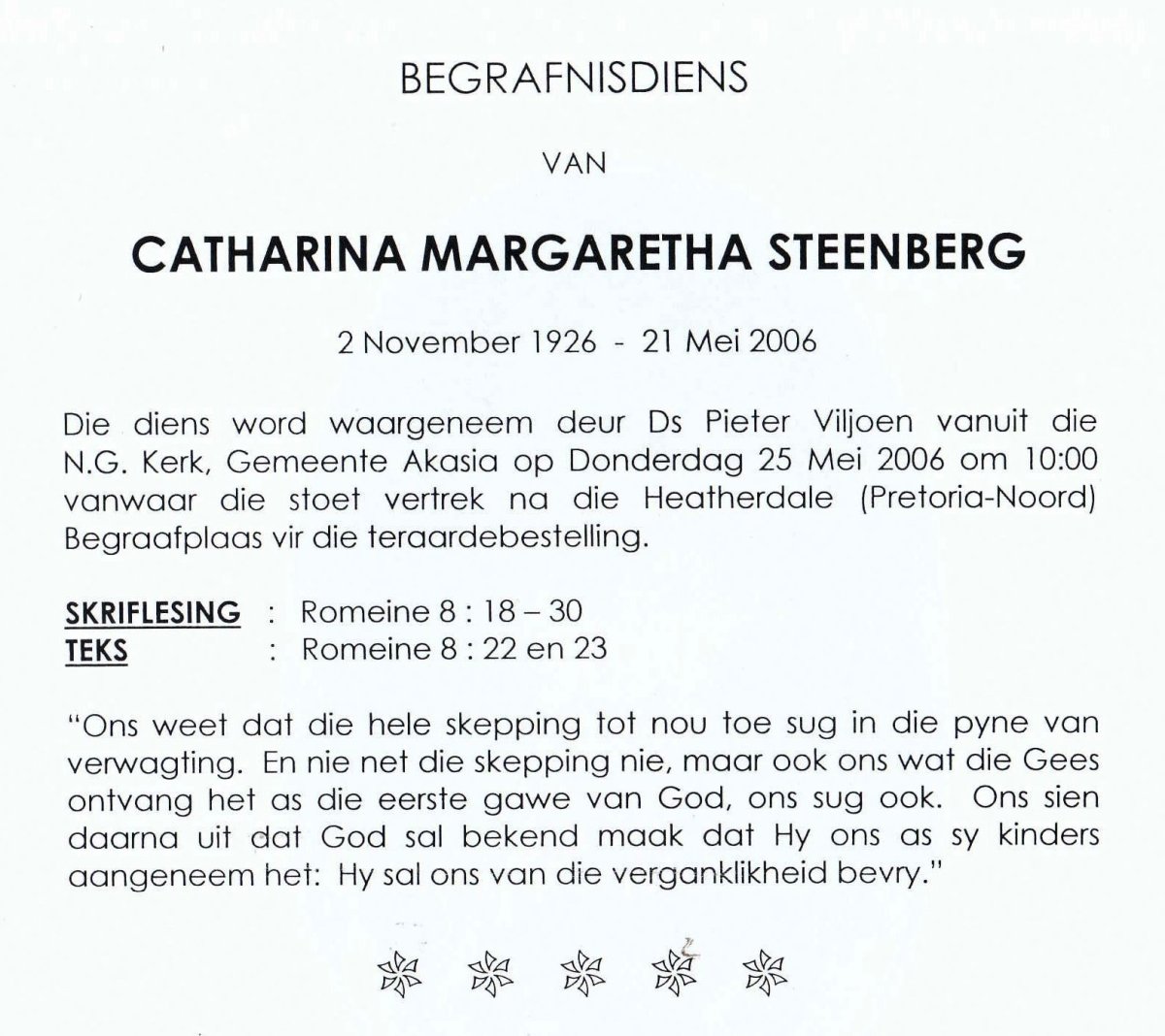 STEENBERG-Catharina-Margaretha-Nn-Katie-1926-2006-F_99