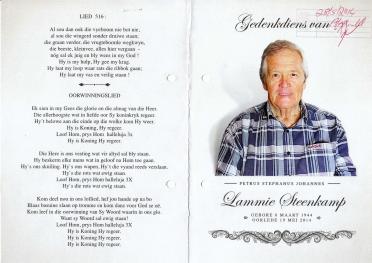 STEENKAMP-Petrus-Stephanus-Johannes-Nn-Lammie-1944-2014-M