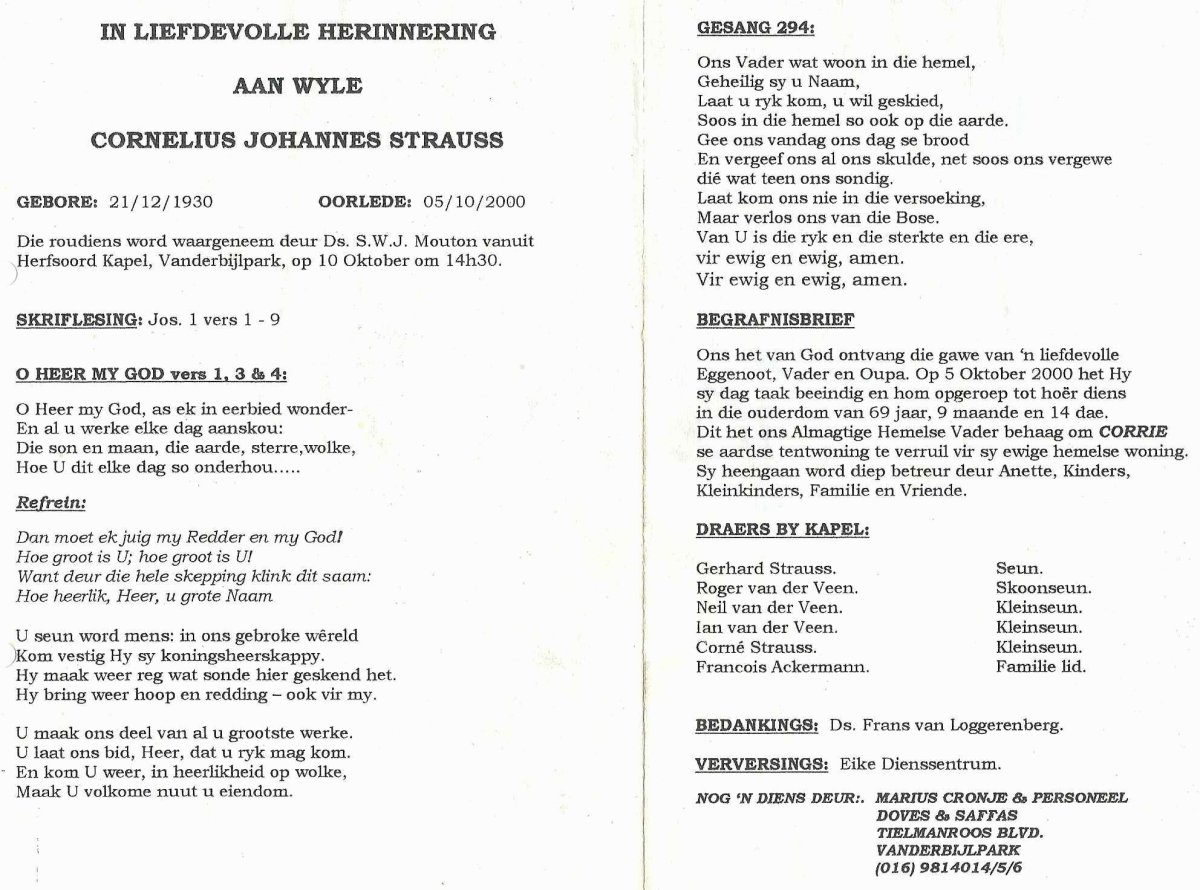 STRAUSS-Cornelius-Johannes-1930-2000-M_1