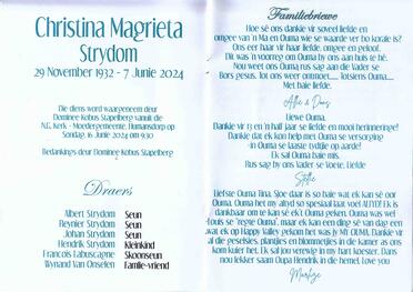 STRYDOM-Christina-Magrieta-Nn-Tiena.Tina-nee-VanDerWatt-1932-2024-F-02