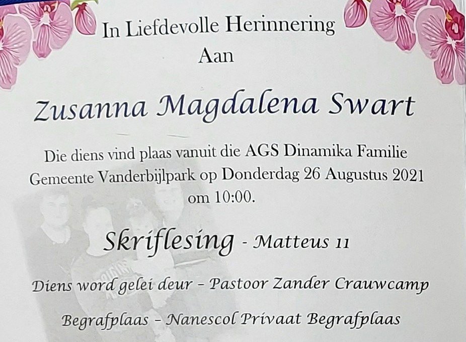 SWART-Zusanna-Magdalena-Nn-Zusette-1970-2021-F_99
