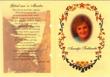 TERBLANCHÉ-Anna-Catharina-Nn-Annatjie-nee-VanRooyen-1953-1999-GGSA.NoordWesVersameling-F