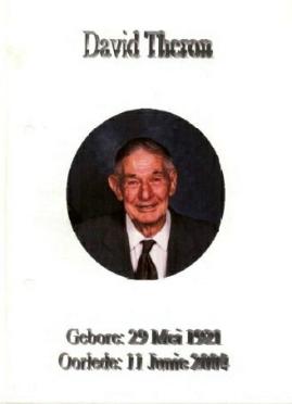 THERON-David-1921-2004-GGSA.NoordWesVersameling-M