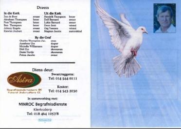 THOMPSON-Charles-William-1948-2009-GGSA.NoordWesVersameling-M