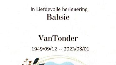 TONDER-VAN-Babsie-1949-2023-F_02