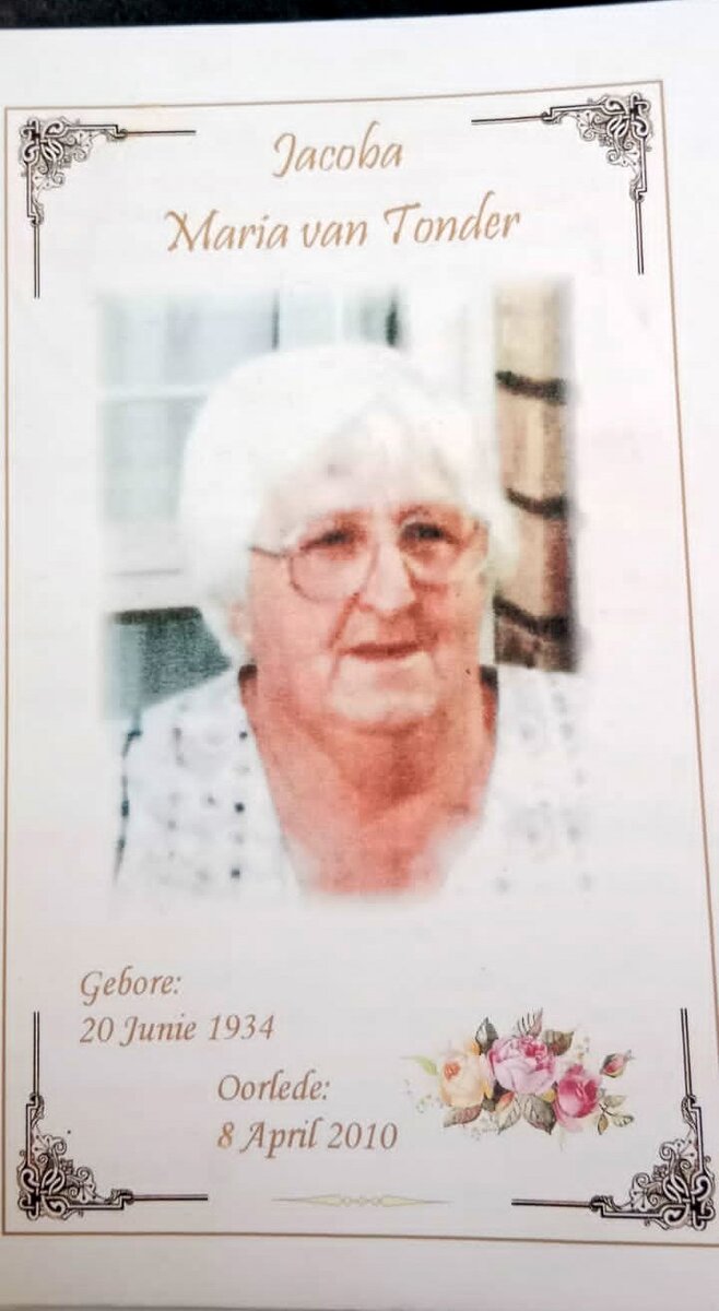 TONDER-VAN-Jacoba-Maria-Nn-Koba-1934-2010-F-01