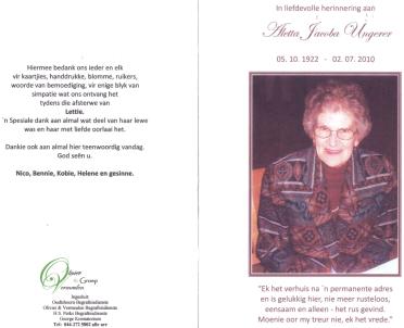 UNGERER-Aletta-Jacoba-1922-2010-F