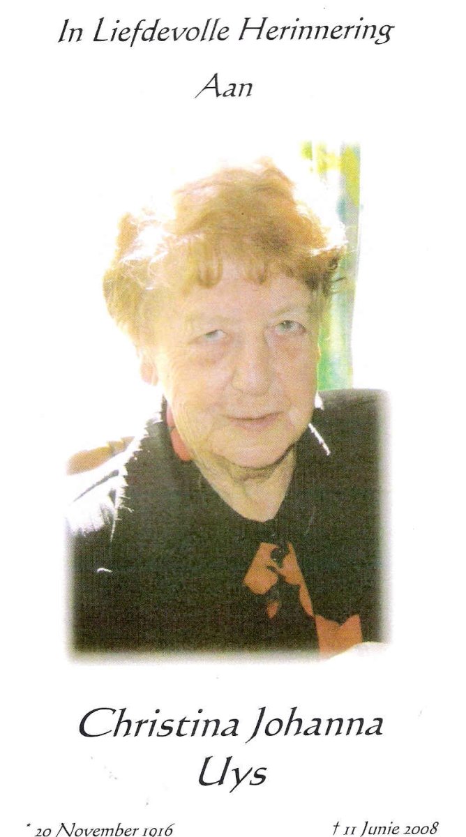 UYS-Christina-Johanna-nee-Theron-1916-2008-F_1