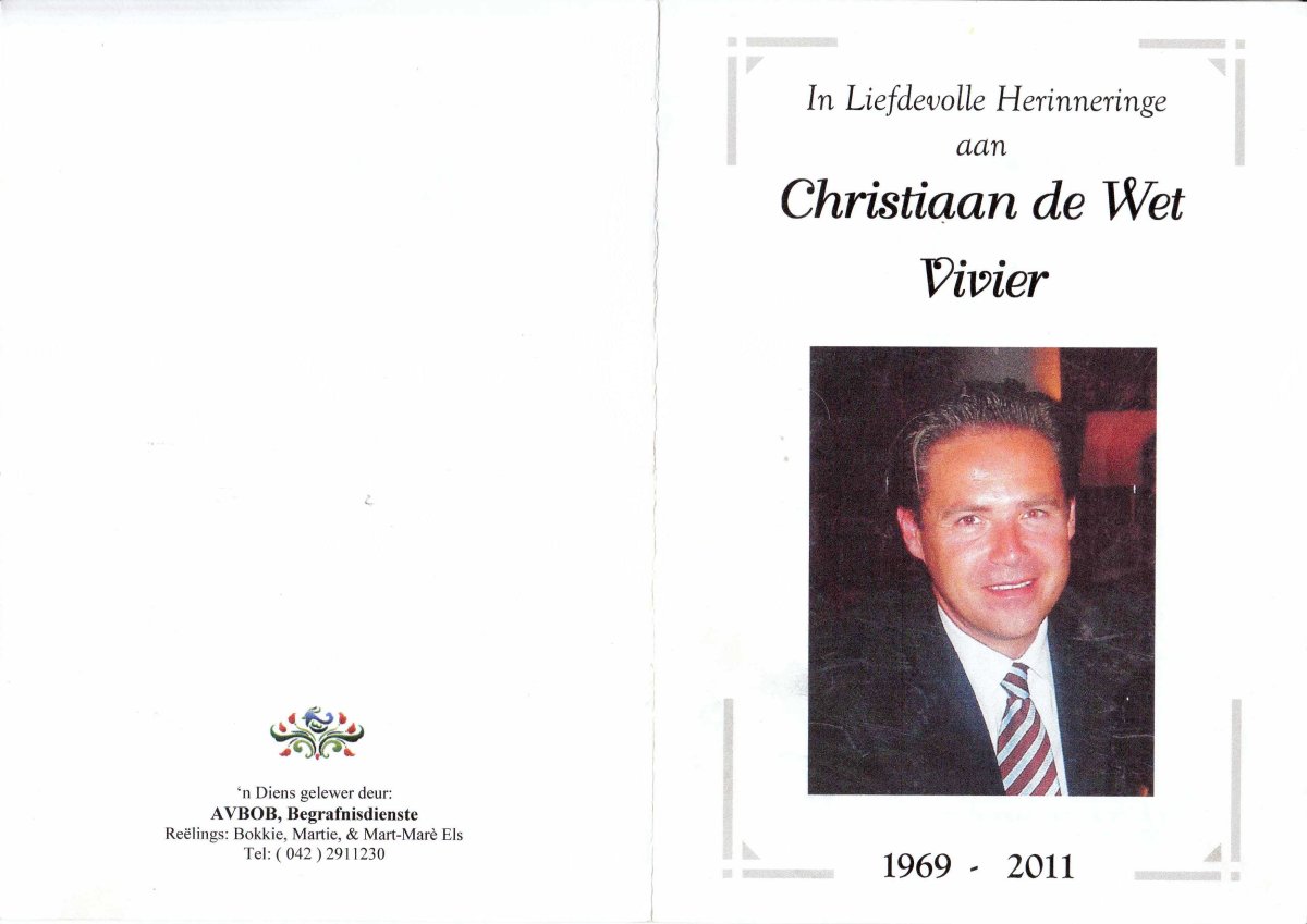 VIVIER-Christiaan-DeWet-1969-2011-M_100