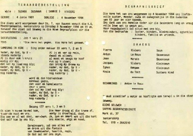VIVIERS-Susara-Susanna-Nn-Sannie-1901-1994-F_1