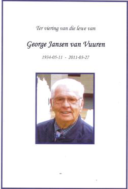 VUUREN-JANSEN-VAN-George-1934-2011-M