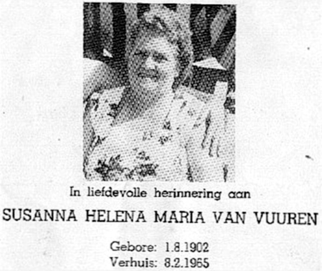 VUUREN-VAN-Susanna-Helena-Maria-1902-1965-F_1