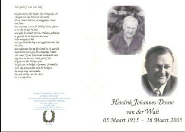 WALT-VAN-DER-Hendrik-Johannes-Douw-1935-2005-GGSA.NoordWesVersameling-M
