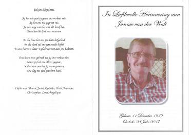 WALT-VAN-DER-Jan-Christiaan-Philippus-Lourens-Nn-Jannie-1939-2017-GGSA.NoordWesVersameling-M