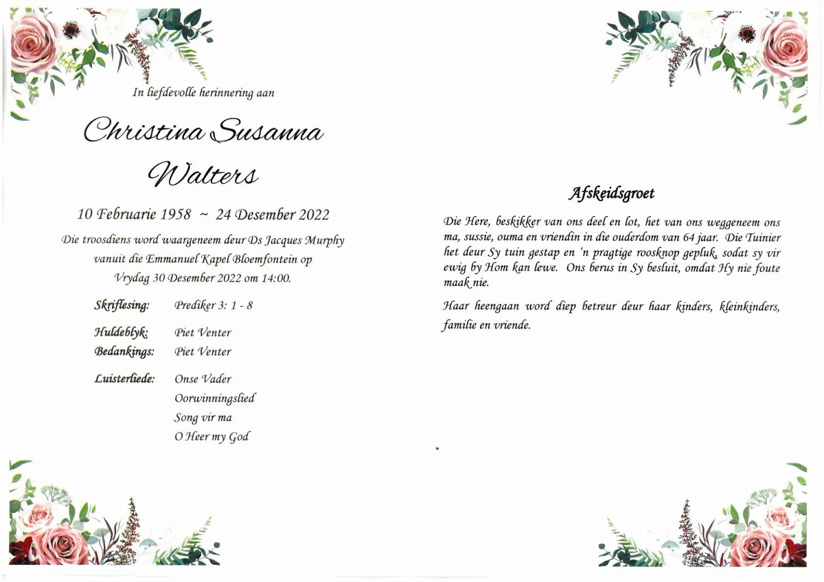 WALTERS-Christina-Susanna-Nn-Christina-nee-Booysen-1952-2022-F_2