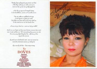 WATKINS-Anna-Margaretha-Nn-Annatjie-nee-LeRoux-1961-2007-GGSA.NoordWesVersameling-F