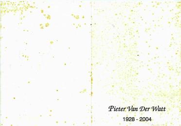 WATT-VAN-DER-Pieter-1928-2004-M