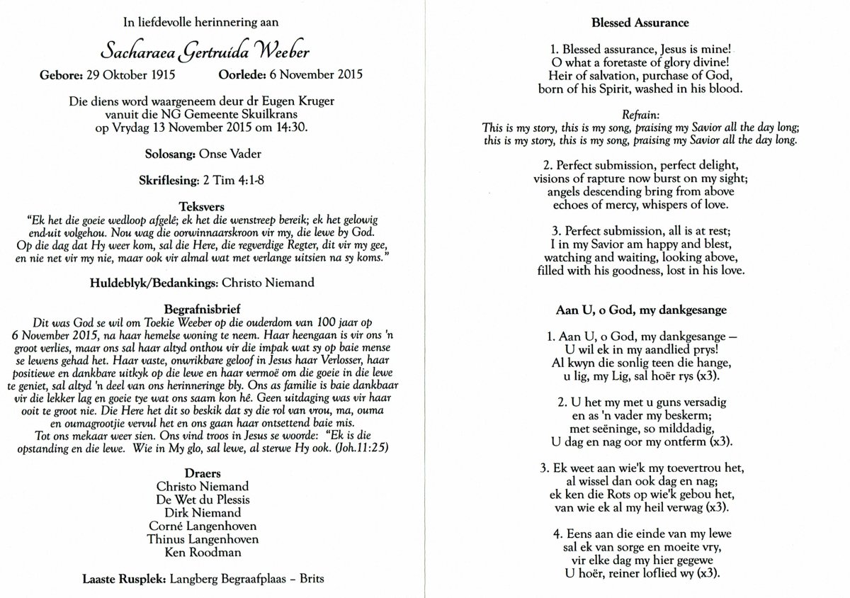 WEEBER-Sacharaea-Gertruida-Nn-Toekie-1915-2015-F_2