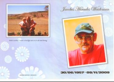 WEIDEMAN-Jacobus-Hercules-Nn-Koos-1957-2009-GGSA.NoordWesVersameling-M