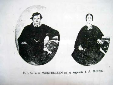 WESTHUIZEN-VAN-DER-Nicolaas-Jacobus-G-1815-1868-M---WESTHUIZEN-VAN-DER-Johanna Alettha-née-Jacobs-1819-1888-F